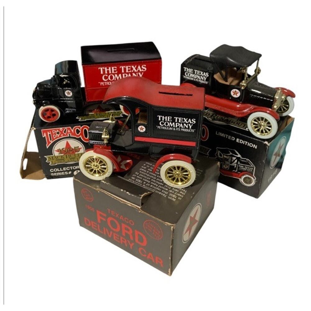 Texaco Die-cast Collectors Series #5,6,7 Limited Editions